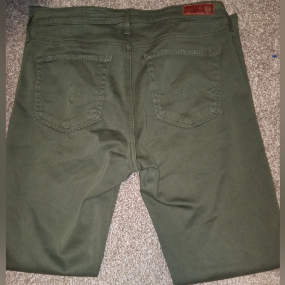 AG, Olive Green, Prima, Cigarette, Jeans, Size 28R - Picture 6 of 6
